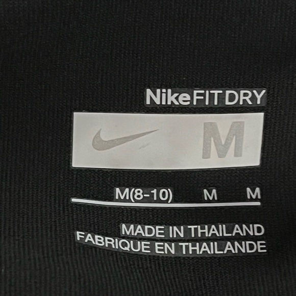 Nike Be Strong Fit Dry Regular Fit Flared Leg Mid Rise Black Leggings - Picture 9 of 11